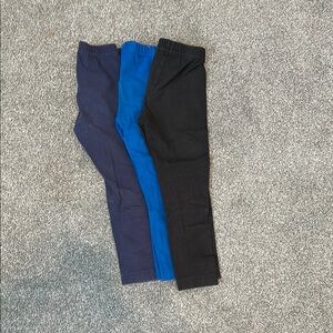 Hanna Andersson Set of Three Leggings - Black, Blue, and Navy
